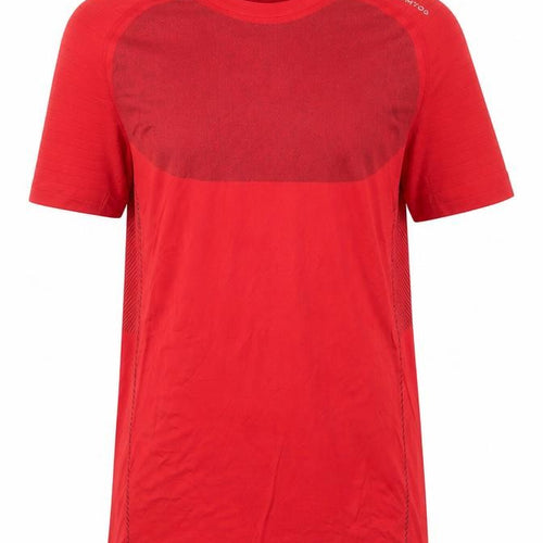 Domyos Men's Red Short Sleeve Athletic Training T-Shirt Size M