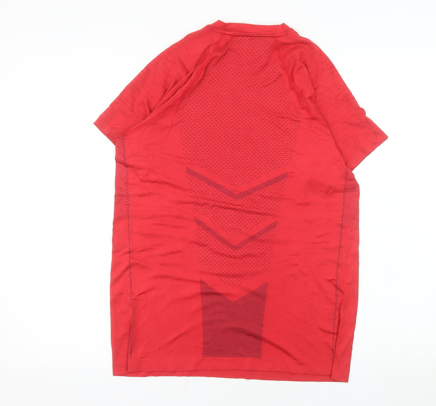 Domyos Men's Red Short Sleeve Athletic Training T-Shirt Size M