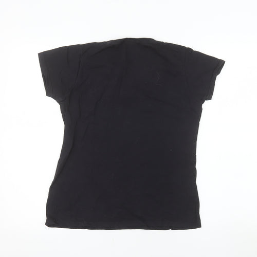 Fruit of the Loom Womens Black Small Basic Cotton T-Shirt
