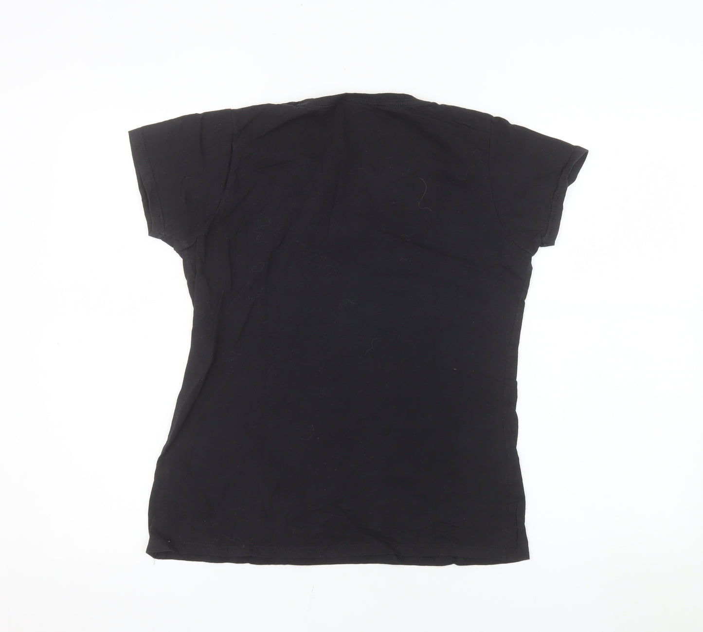 Fruit of the Loom Womens Black Small Basic Cotton T-Shirt