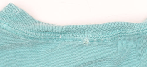 Firstport Women’s Blue Nantucket Cotton T-Shirt Size L