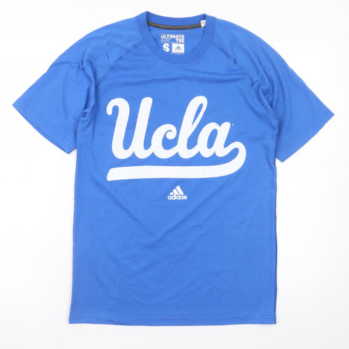 Adidas Men's Blue UCLA Ultimate Tee T-Shirt Size S Polyester Sportswear
