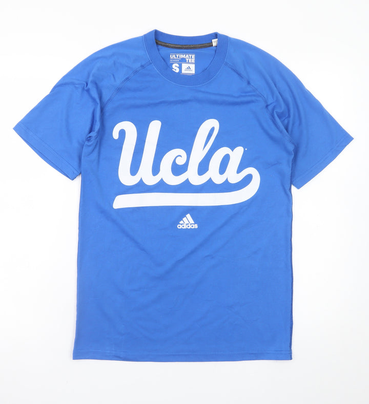 Adidas Men's Blue UCLA Ultimate Tee T-Shirt Size S Polyester Sportswear