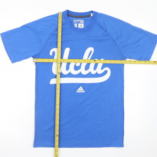 Adidas Men's Blue UCLA Ultimate Tee T-Shirt Size S Polyester Sportswear