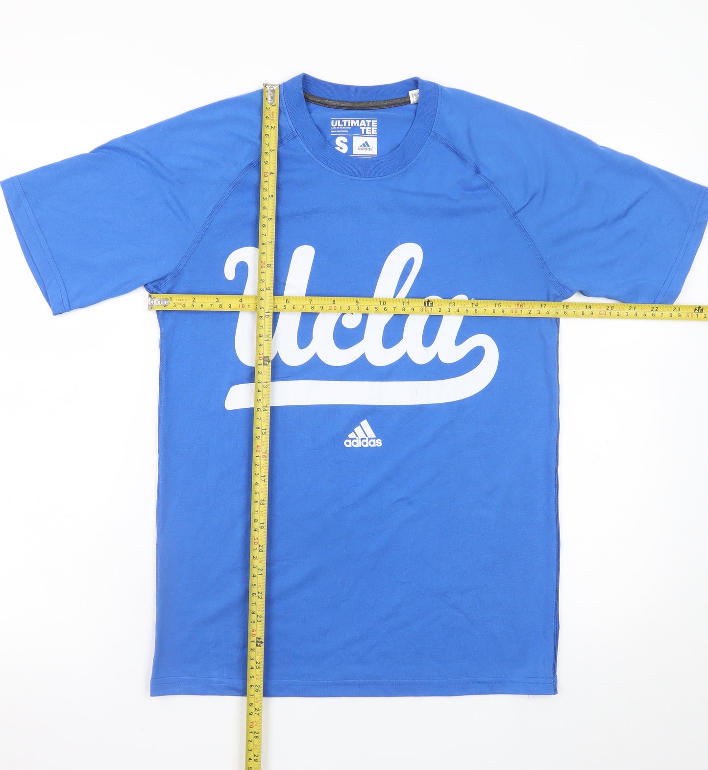 Adidas Men's Blue UCLA Ultimate Tee T-Shirt Size S Polyester Sportswear