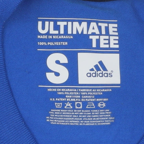 Adidas Men's Blue UCLA Ultimate Tee T-Shirt Size S Polyester Sportswear