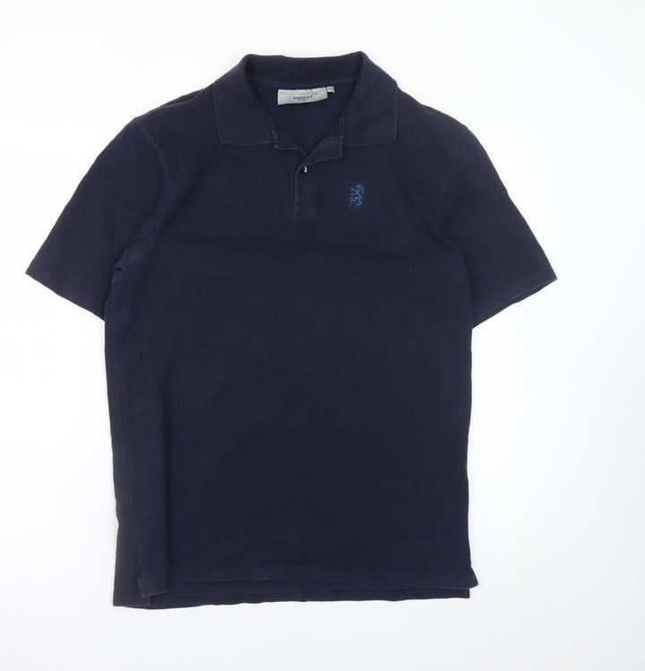 Pringle Golf Men's Blue 2XL Cotton Short Sleeve Polo Shirt