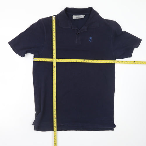 Pringle Golf Men's Blue 2XL Cotton Short Sleeve Polo Shirt