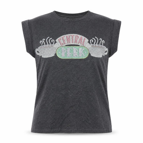 Friends Central Perk Women's Grey T-Shirt Size 10 Casual