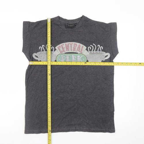 Friends Central Perk Women's Grey T-Shirt Size 10 Casual