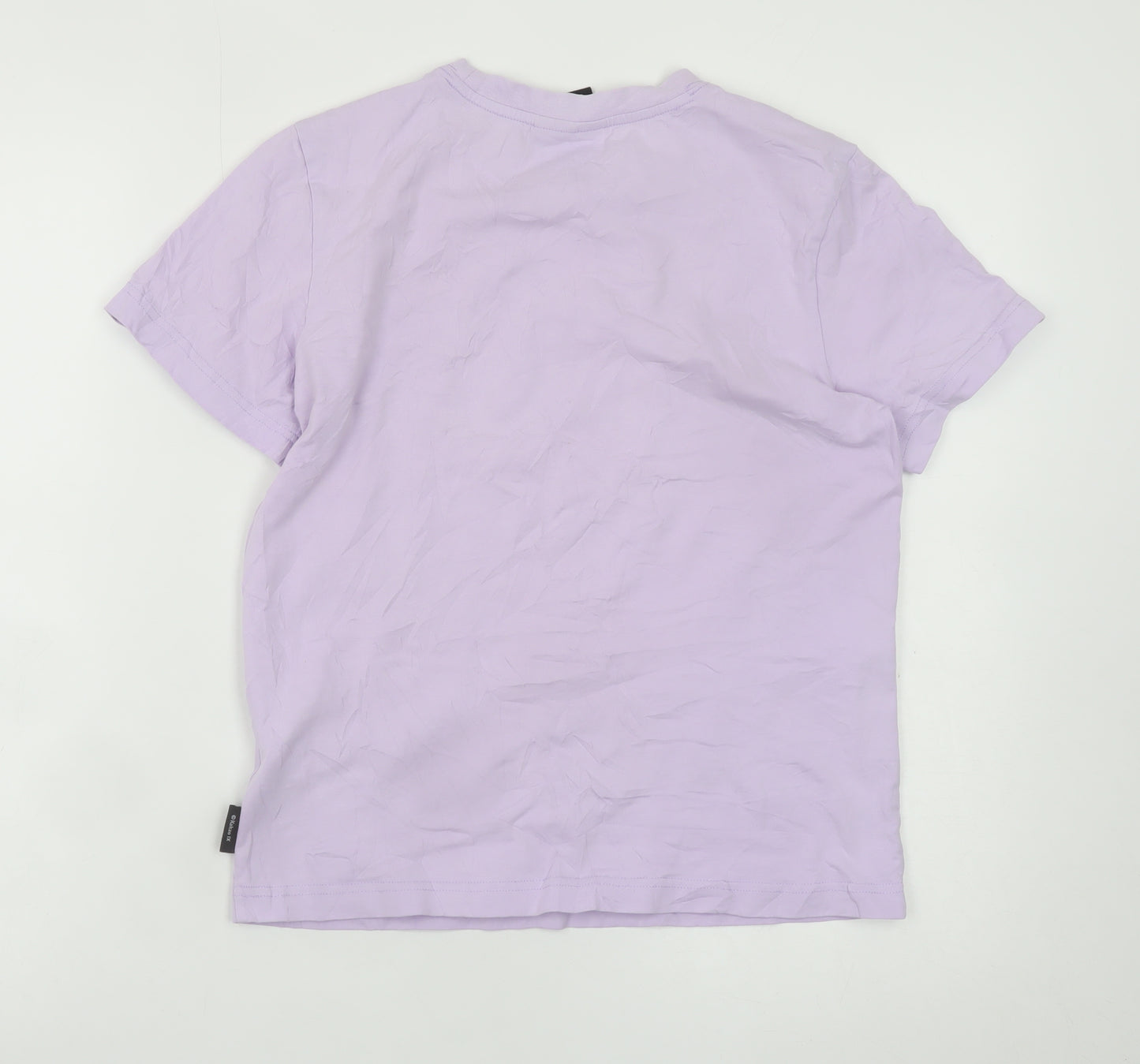 Little FRIENDS Women’s Purple Cotton Anime T-Shirt S