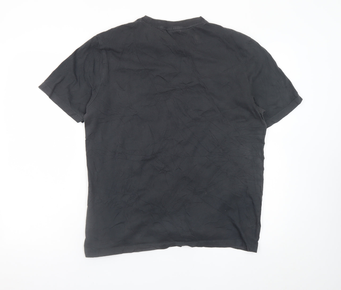 Hi-Tec Men's Black Short Sleeve Graphic T-Shirt Size M