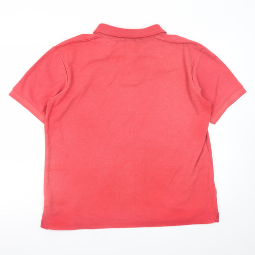 Slazenger Men's Red XL Polo Shirt Cotton Regular Fit