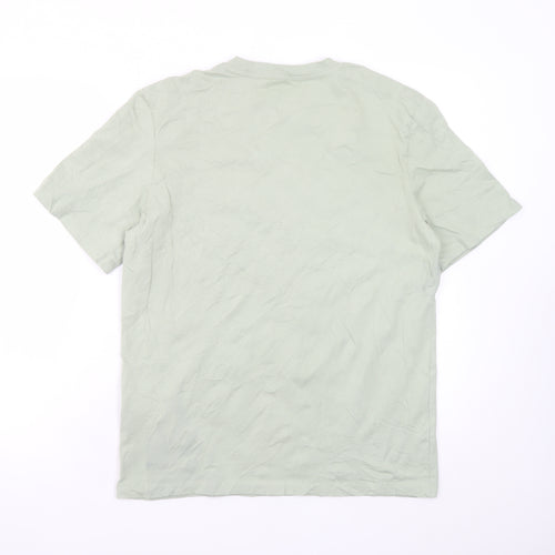 Jack & Jones Core Men's Green Graphic Print Crew Neck T-Shirt M