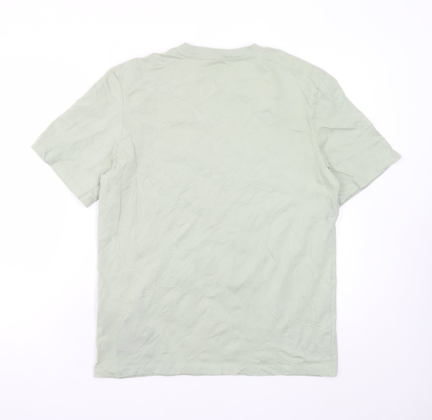 Jack & Jones Core Men's Green Graphic Print Crew Neck T-Shirt M