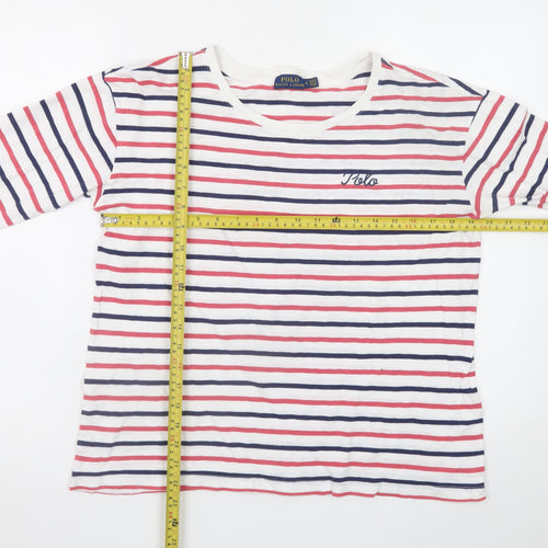 Ralph Lauren Womens Multicoloured Striped Long Sleeve T-Shirt M