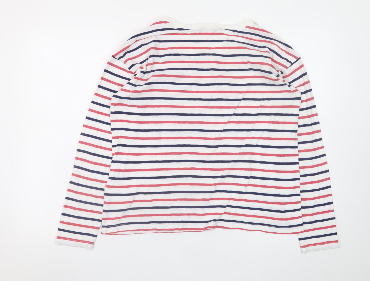 Ralph Lauren Womens Multicoloured Striped Long Sleeve T-Shirt M
