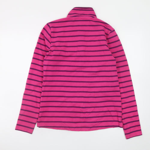 Equestrian Women’s Pink Striped Pullover Sweatshirt Small 8-10