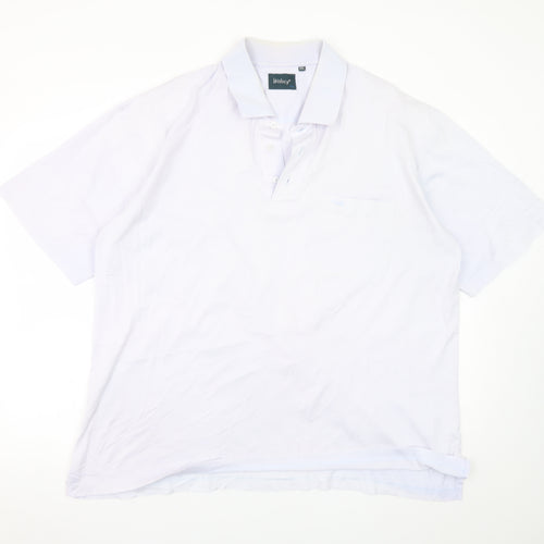 Wolsey Men's White 2XL Cotton Short Sleeve Polo Shirt