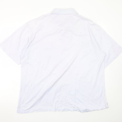 Wolsey Men's White 2XL Cotton Short Sleeve Polo Shirt