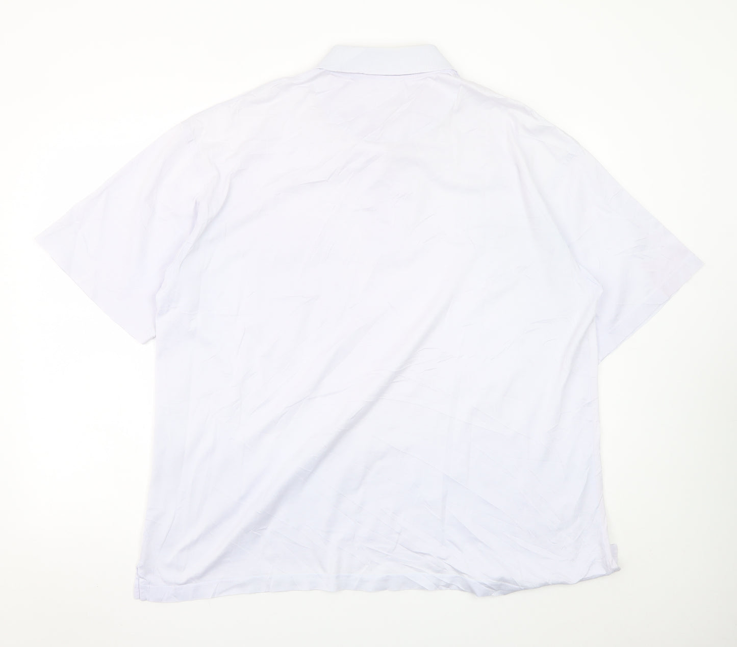 Wolsey Men's White 2XL Cotton Short Sleeve Polo Shirt