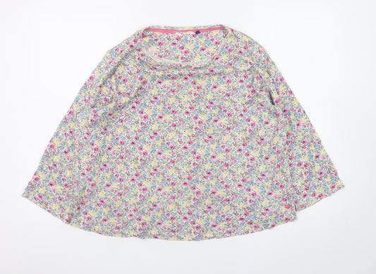 Country Rose Women’s Multicoloured Floral Cotton Tunic Blouse L