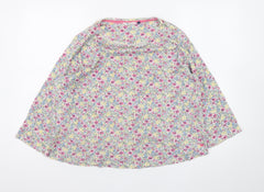 Country Rose Women’s Multicoloured Floral Cotton Tunic Blouse L