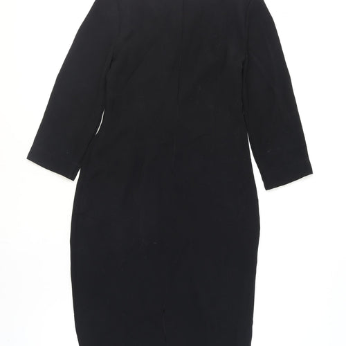Marks and Spencer Women’s Black Sheath Knee Length Dress UK 8