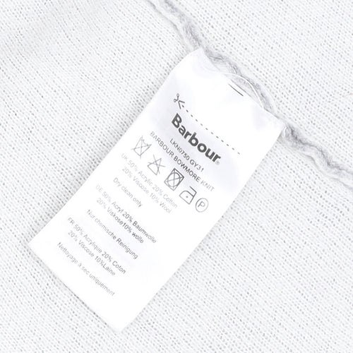 Barbour Women Grey Wool Blend Cardigan Jumper M Classic Open Knit