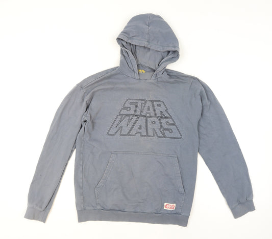 Marks and Spencer Boys Blue Star Wars Pullover Hoodie Size 13-14 Years