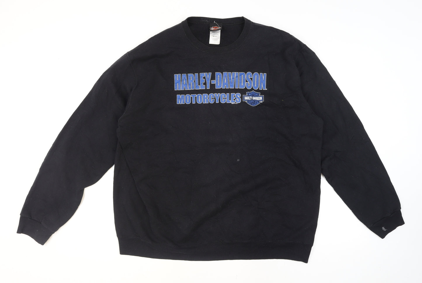 Harley-Davidson Men’s Black 2XL Pullover Sweatshirt Biker Graphic