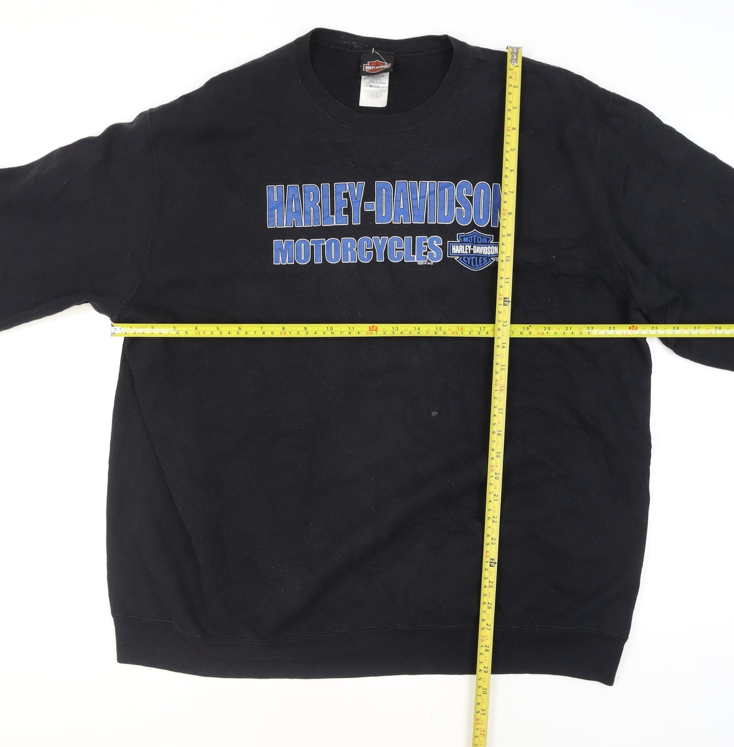 Harley-Davidson Men’s Black 2XL Pullover Sweatshirt Biker Graphic