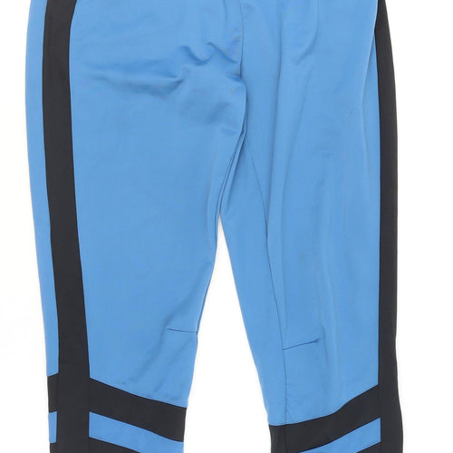 Native Youth Men's Blue Jogger Trousers Medium with Side Stripes