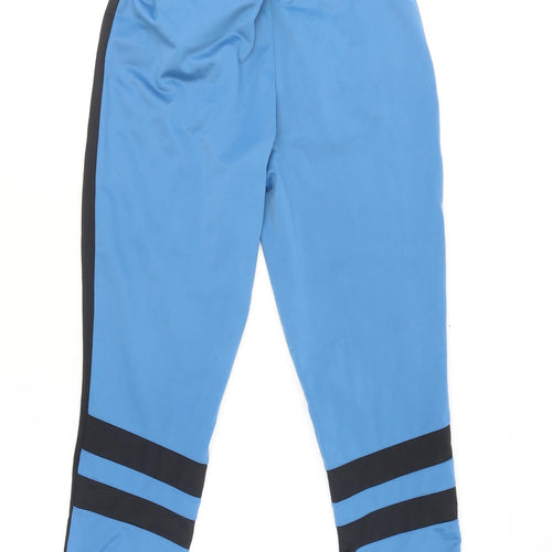 Native Youth Men's Blue Jogger Trousers Medium with Side Stripes