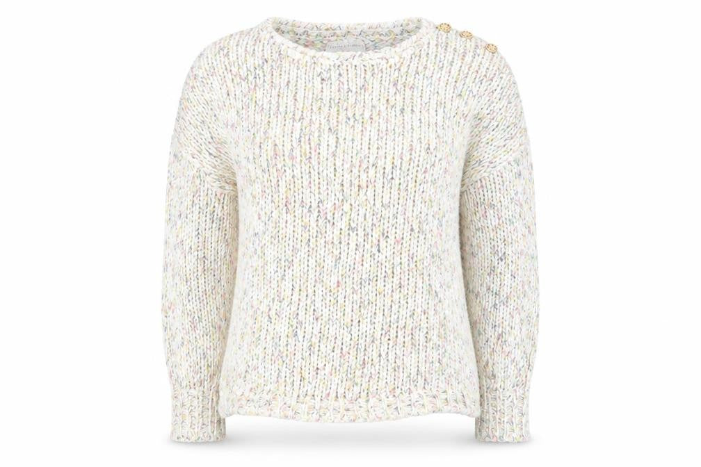 Front view of Mantaray Women's Multicoloured Chunky Knit Jumper, size 10
