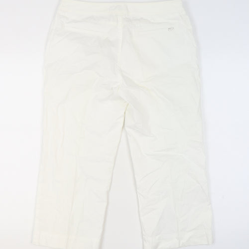 Marks & Spencer Autograph Women’s White Chino Trousers Size 12 Regular