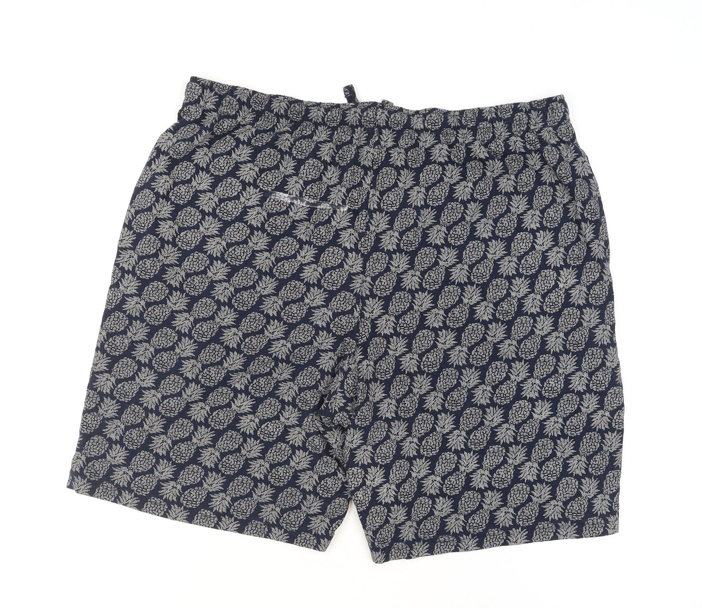 Marks and Spencer Men’s Blue Tropical Print Lounge Shorts XL