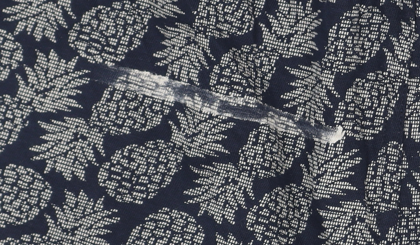 Marks and Spencer Men’s Blue Tropical Print Lounge Shorts XL
