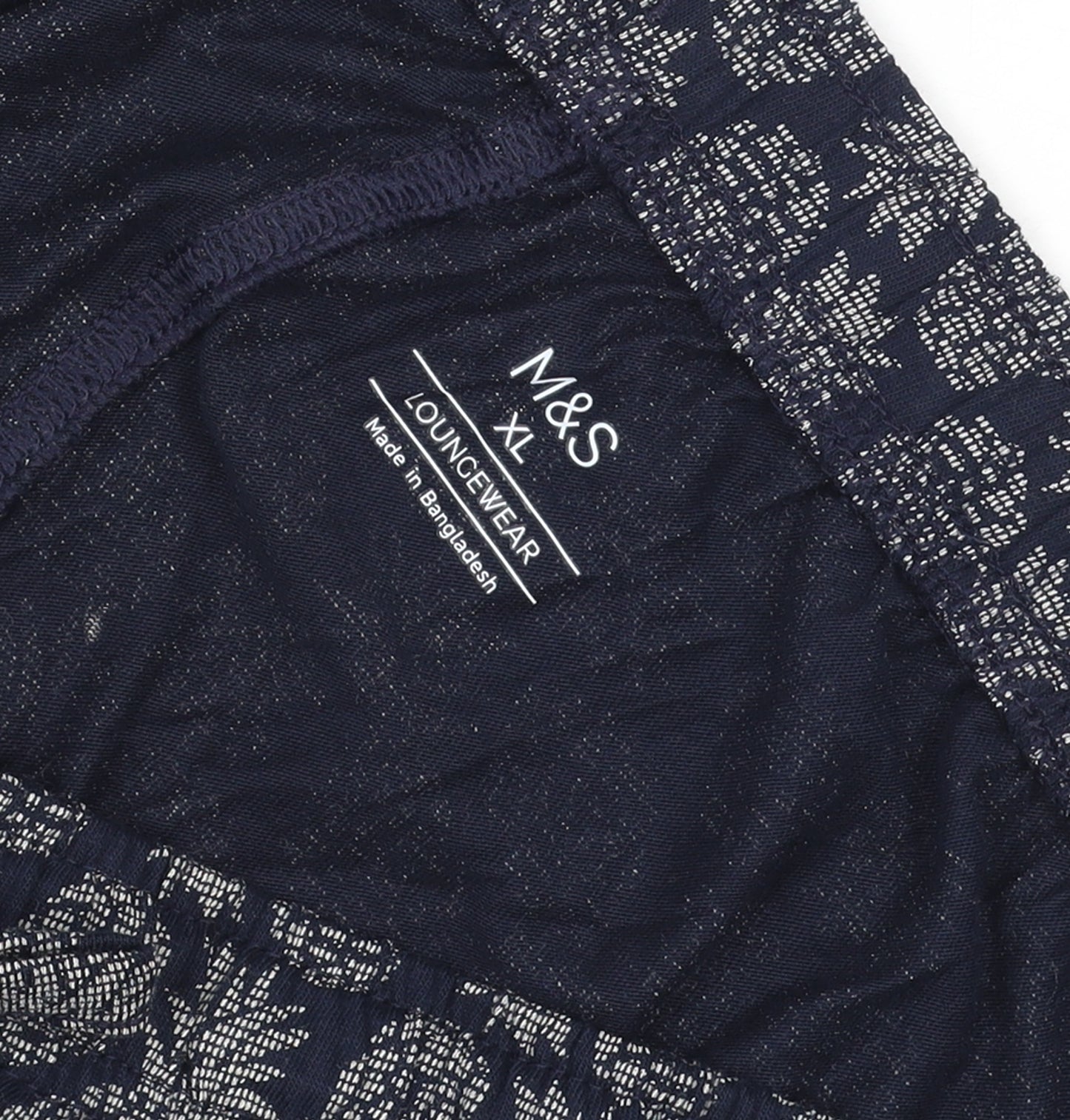 Marks and Spencer Men’s Blue Tropical Print Lounge Shorts XL