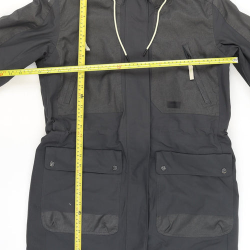 Decathlon Men's Grey M Waterproof Ski Jacket Snowboard 500 Winter Hooded
