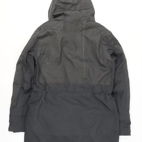 Decathlon Men's Grey M Waterproof Ski Jacket Snowboard 500 Winter Hooded