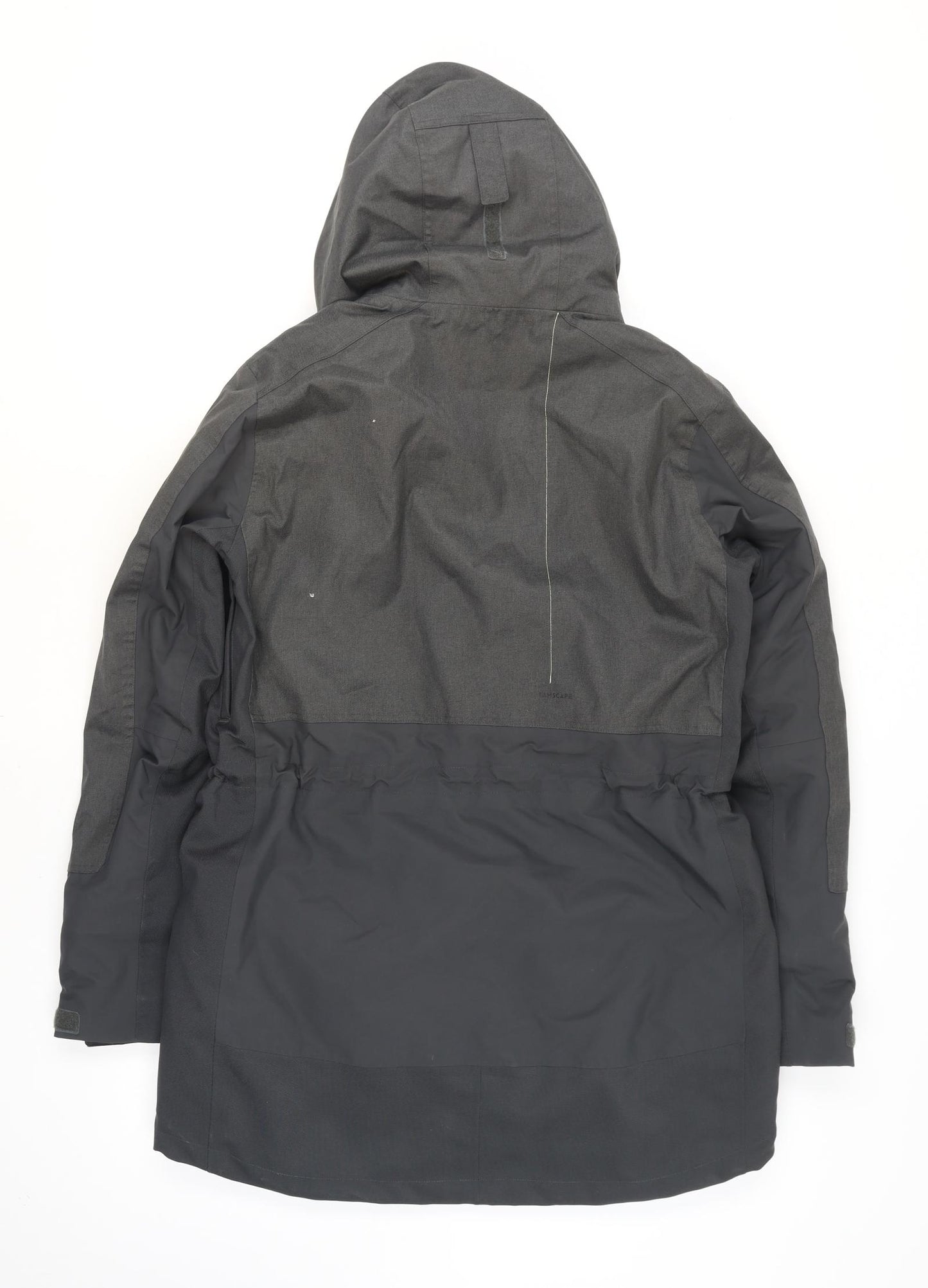 Decathlon Men's Grey M Waterproof Ski Jacket Snowboard 500 Winter Hooded