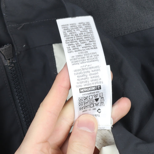 Decathlon Men's Grey M Waterproof Ski Jacket Snowboard 500 Winter Hooded