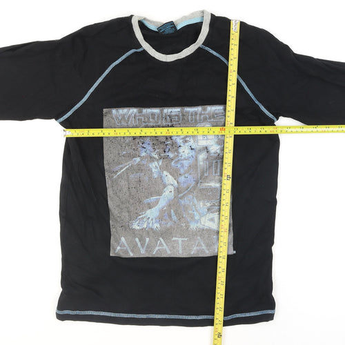 Men’s Avatar Black Long Sleeve Graphic Top - Size M