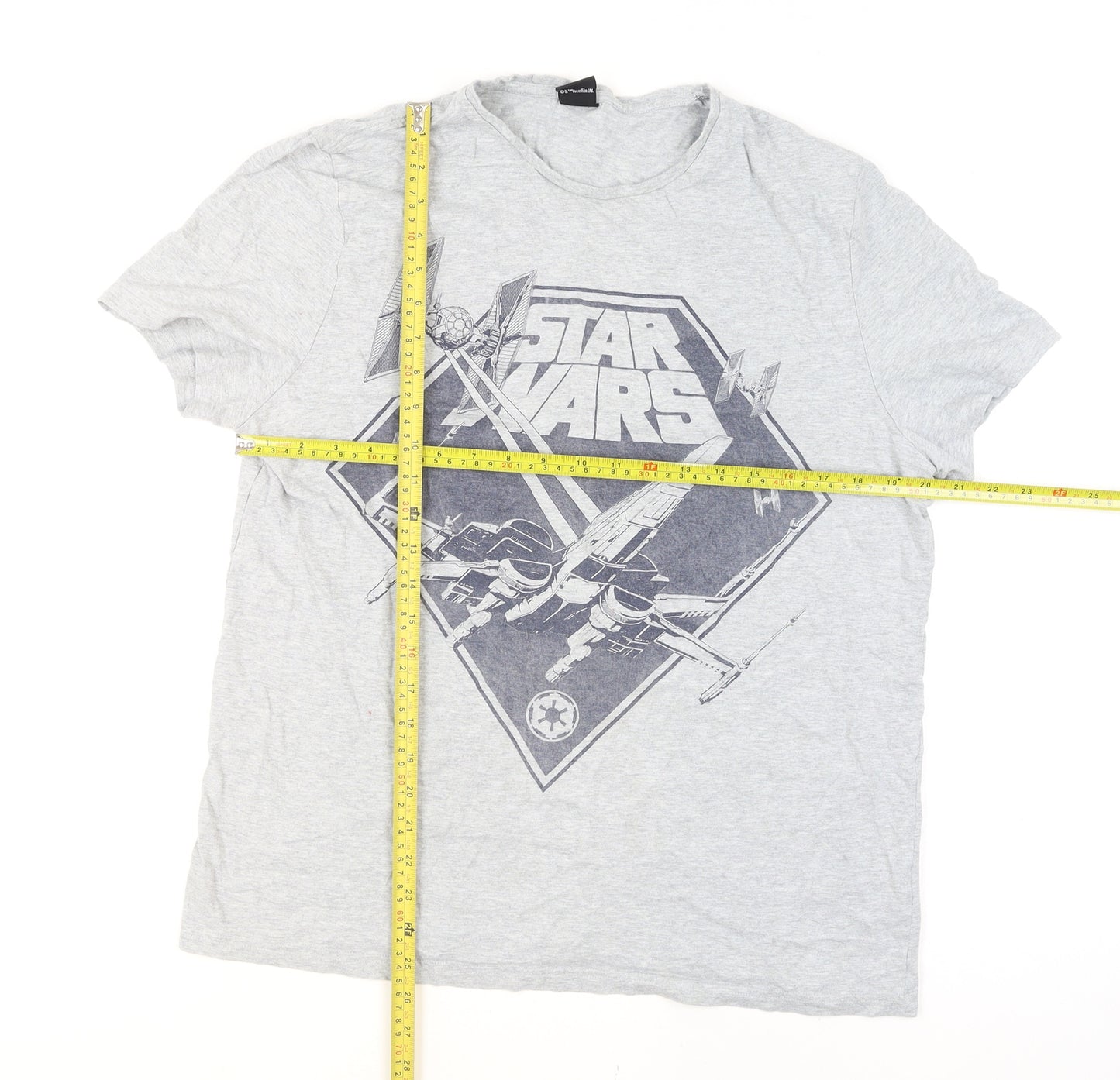 George Star Wars Grey Short Sleeve Men's T-Shirt Size L