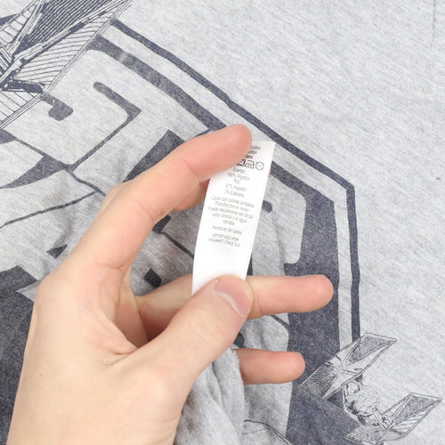 George Star Wars Grey Short Sleeve Men's T-Shirt Size L