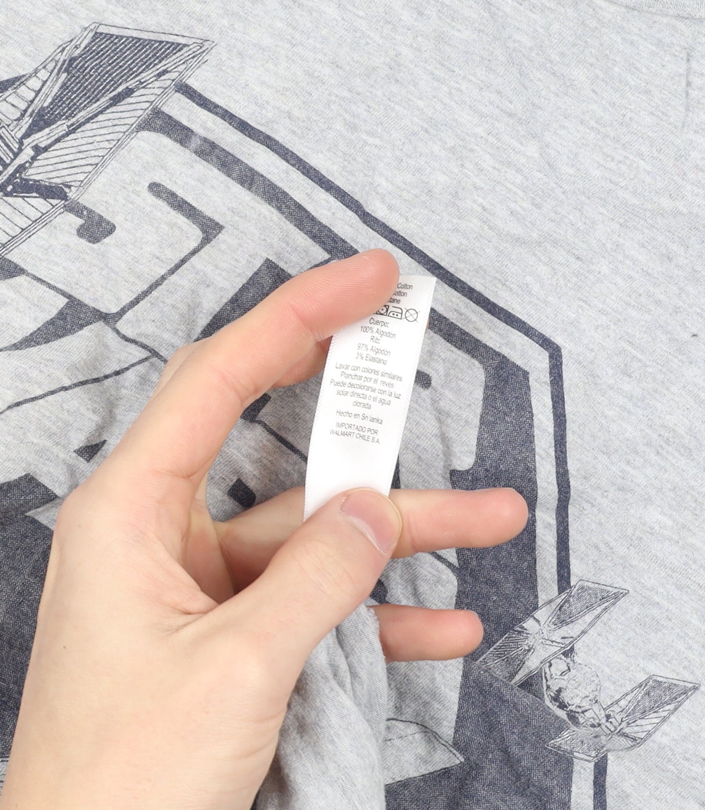 George Star Wars Grey Short Sleeve Men's T-Shirt Size L