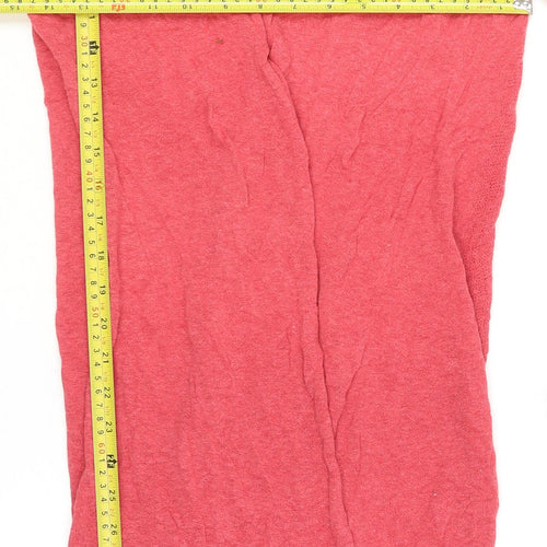 Sandwich Womens Pink V-Neck Long Sleeve Knit Cardigan M