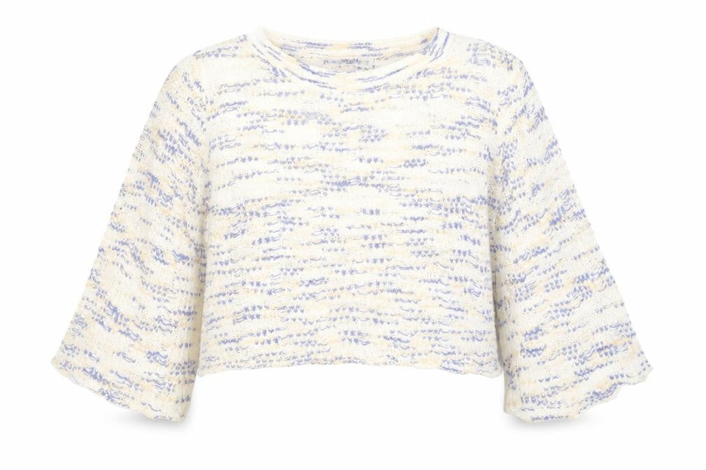 Front view of VAN AKE Women’s Multicoloured Open-Knit jumper One Size
