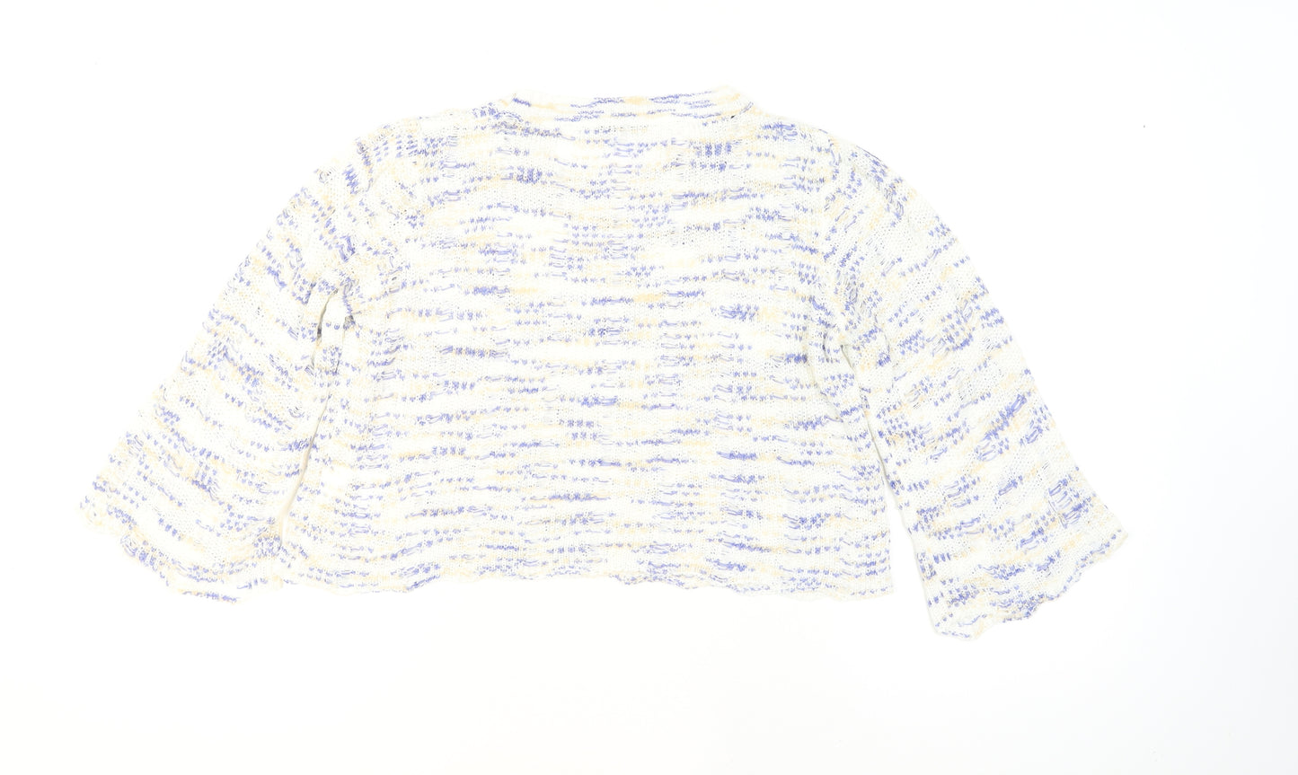 VAN AKE Women’s Multicoloured Open-Knit Pullover Jumper One Size